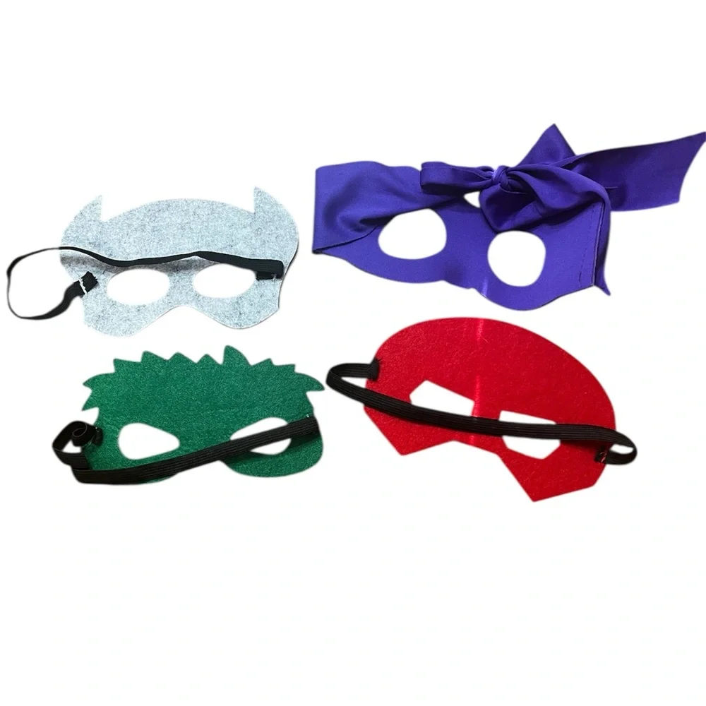 Set of Four Superhero Masks